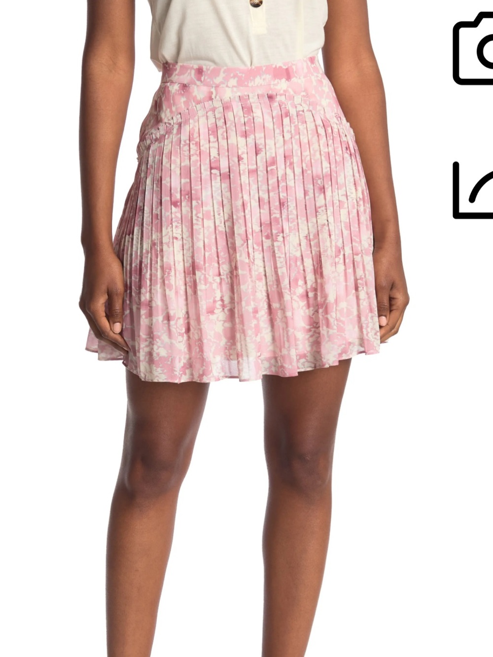Reiss XS Pleated Mini Skirt